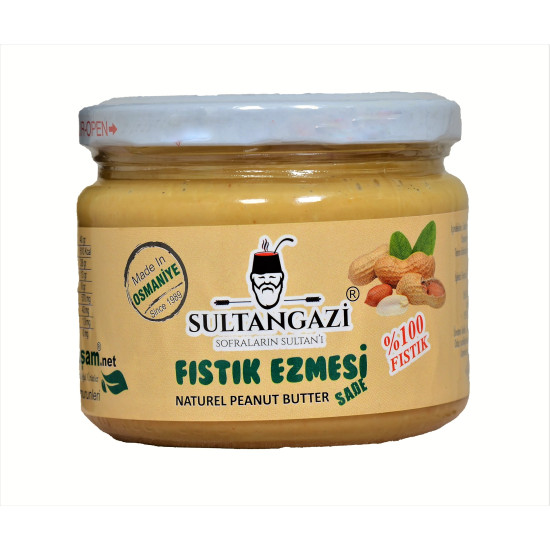 Katkısız Doğal Ballı Fıstık Ezmesi (330gr)